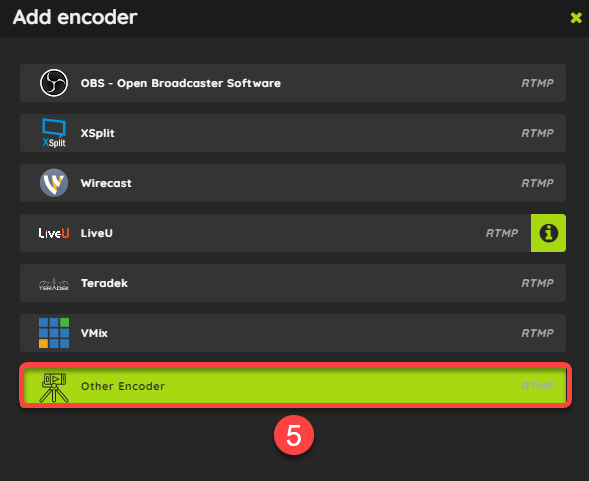 Rtmp server list